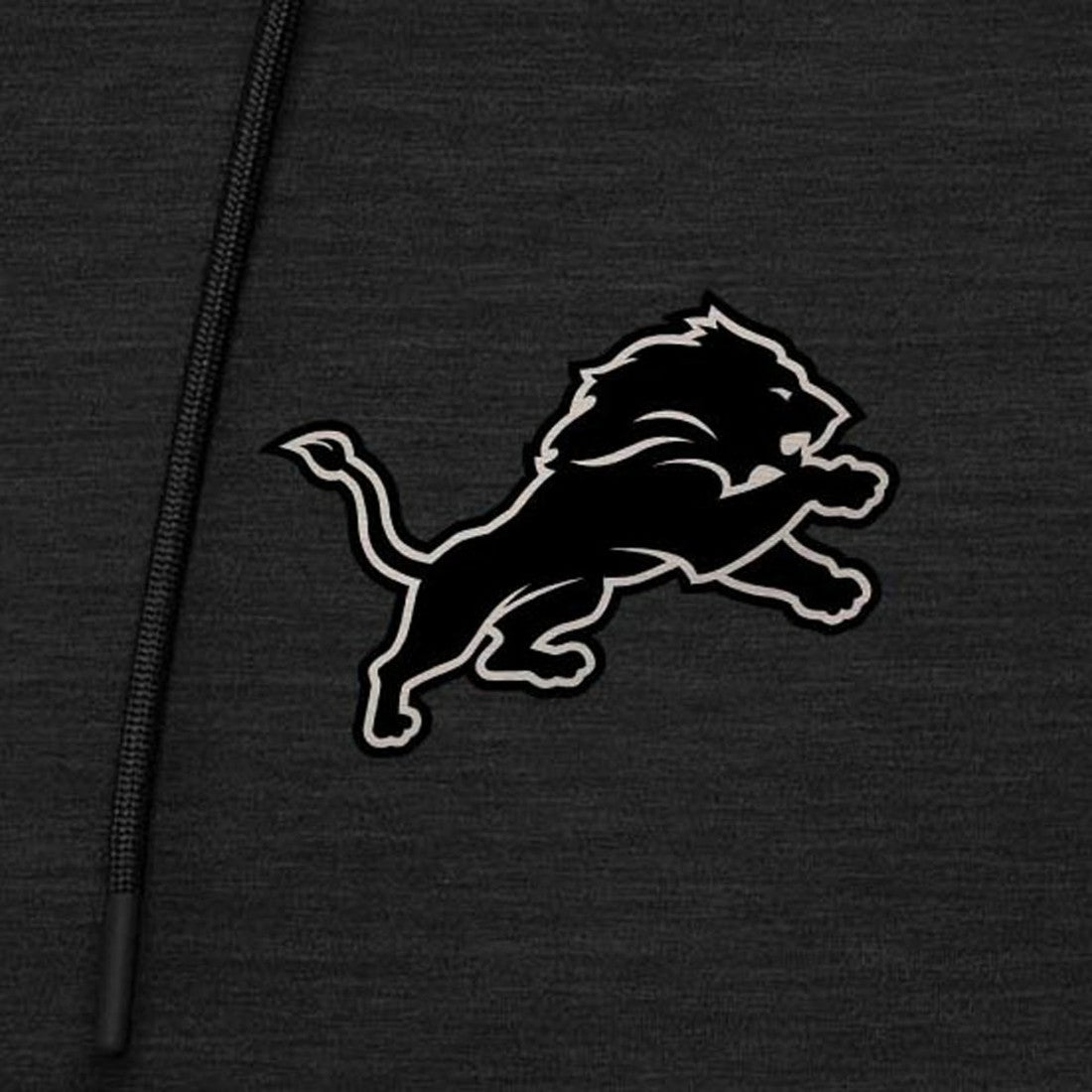 Antigua Spikes Raglan Quarter-Zip Hoodie - Detroit Lions