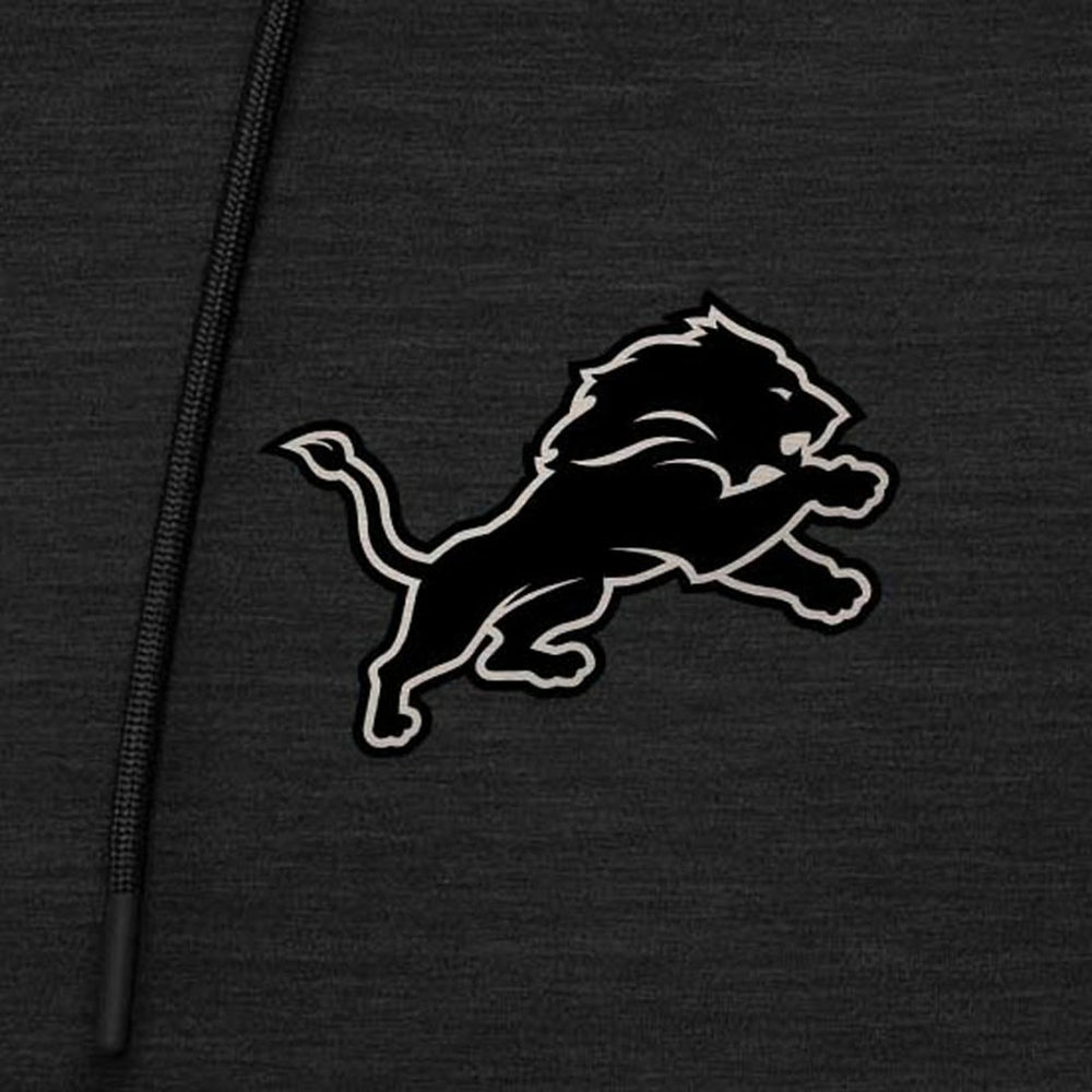 Antigua Spikes Raglan Quarter-Zip Hoodie - Detroit Lions