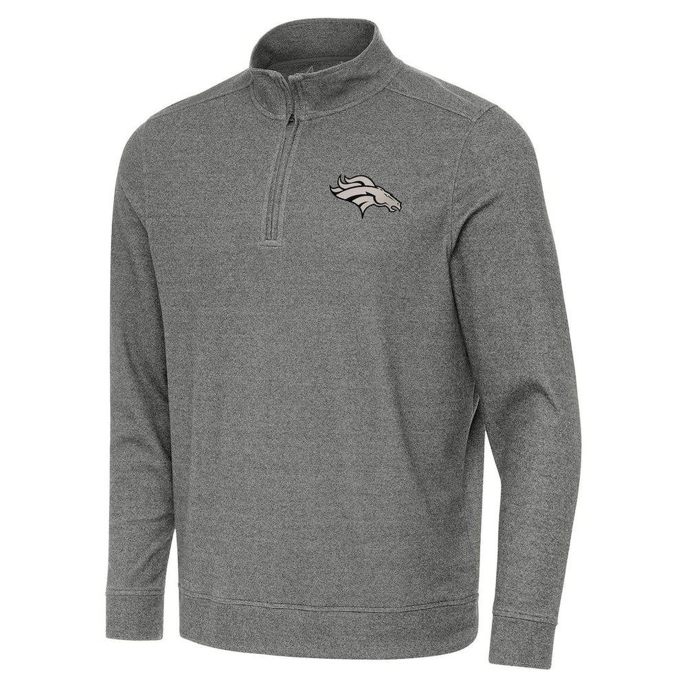 Antigua Subtle Quarter-Zip Top - Denver Broncos