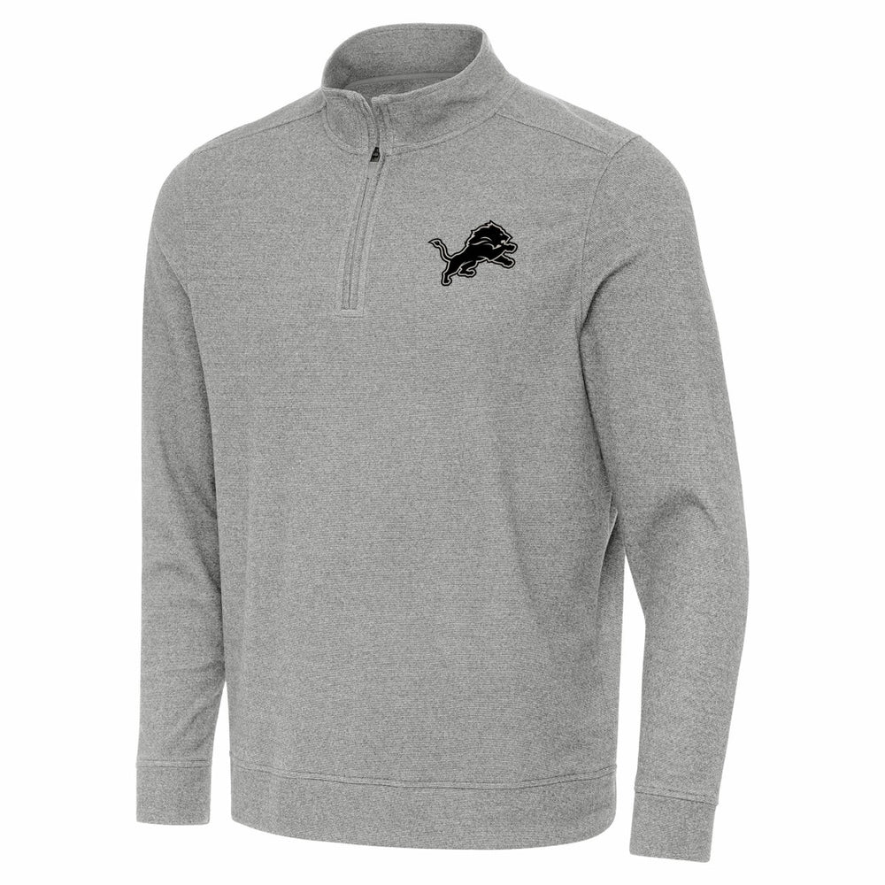 Antigua Subtle Quarter-Zip Top - Detroit Lions