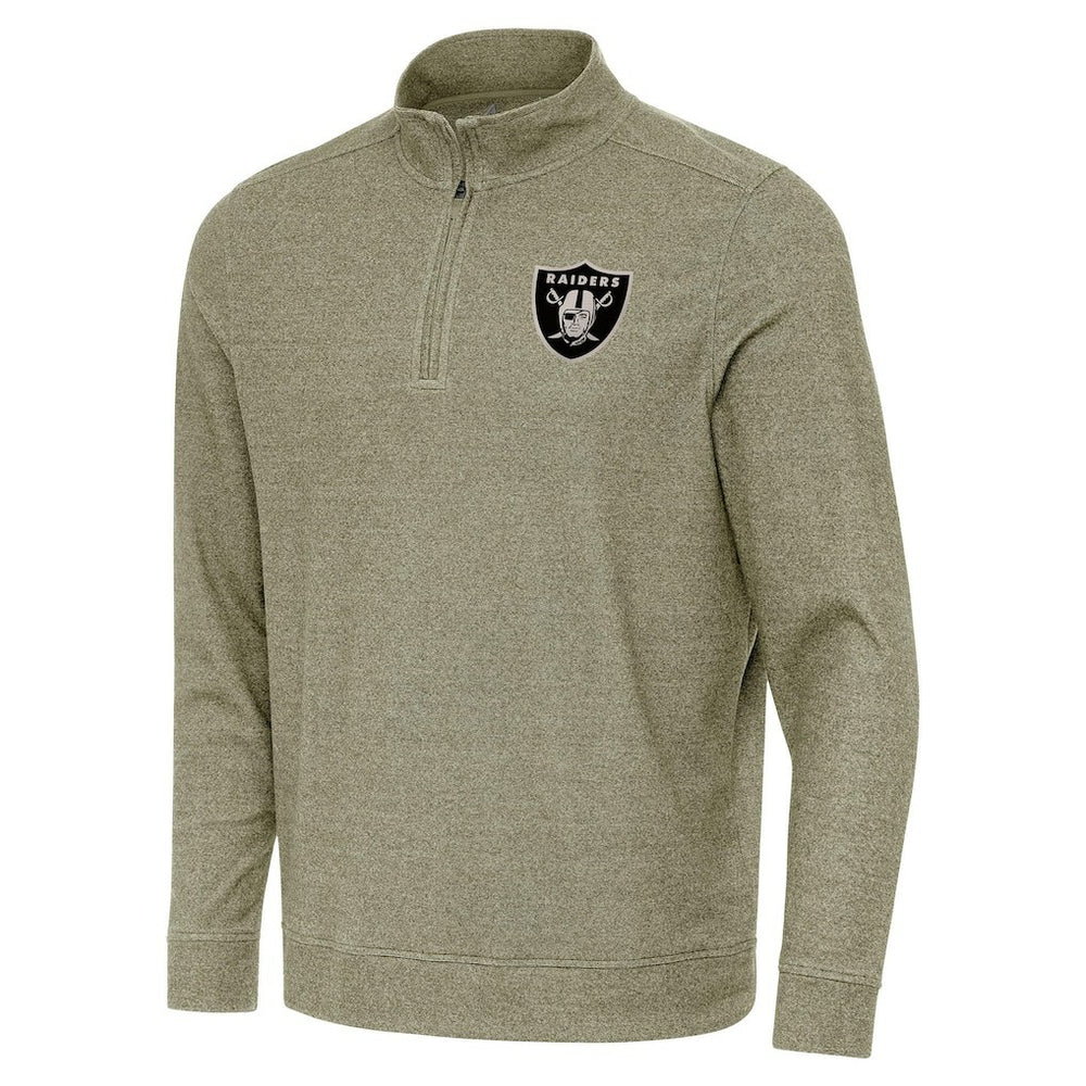 Antigua Subtle Quarter-Zip Top - Las Vegas Raiders