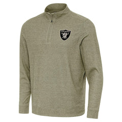 Antigua Subtle Quarter-Zip Top - Las Vegas Raiders