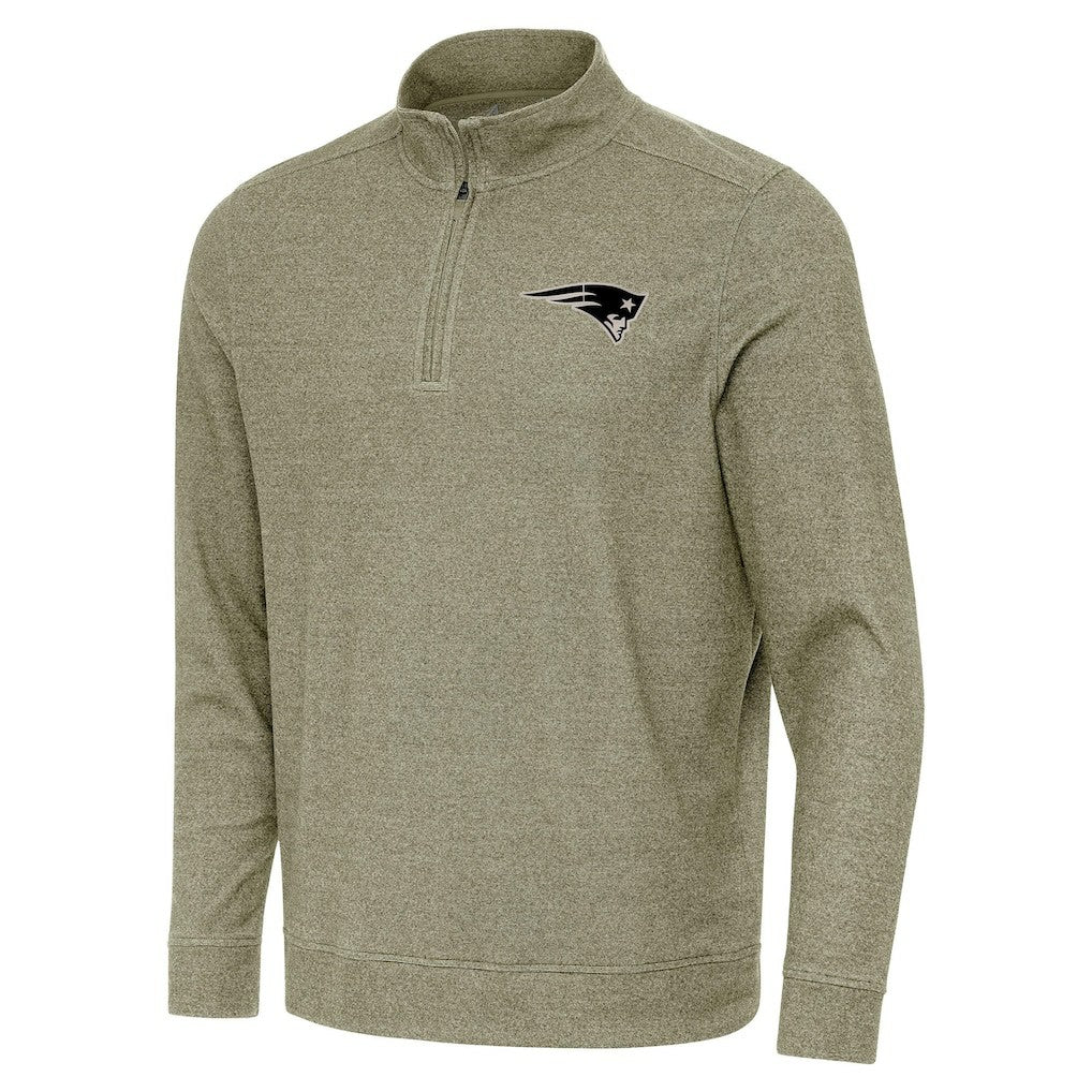 Antigua Subtle Quarter-Zip Top - New England Patriots