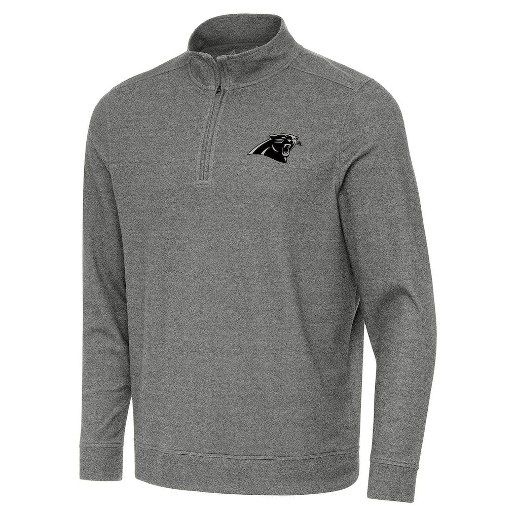Antigua Subtle Quarter-Zip Top - Carolina Panthers