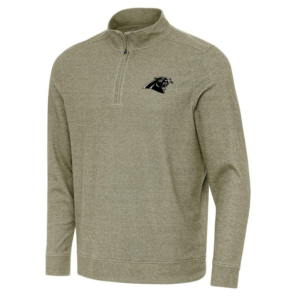 Antigua Subtle Quarter-Zip Top - Carolina Panthers