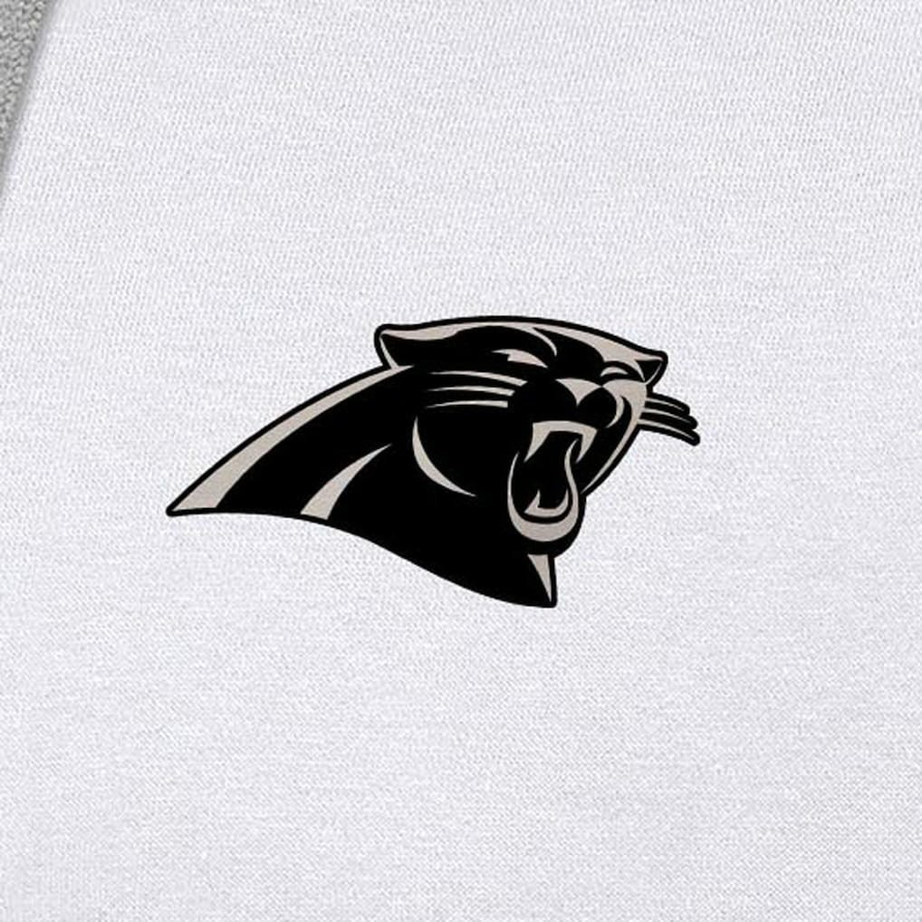 Antigua Brushed Carbon Victory Pullover Hoodie - Carolina Panthers