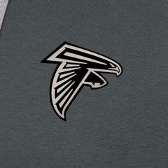 Antigua Brushed Carbon Victory Pullover Hoodie - Atlanta Falcons