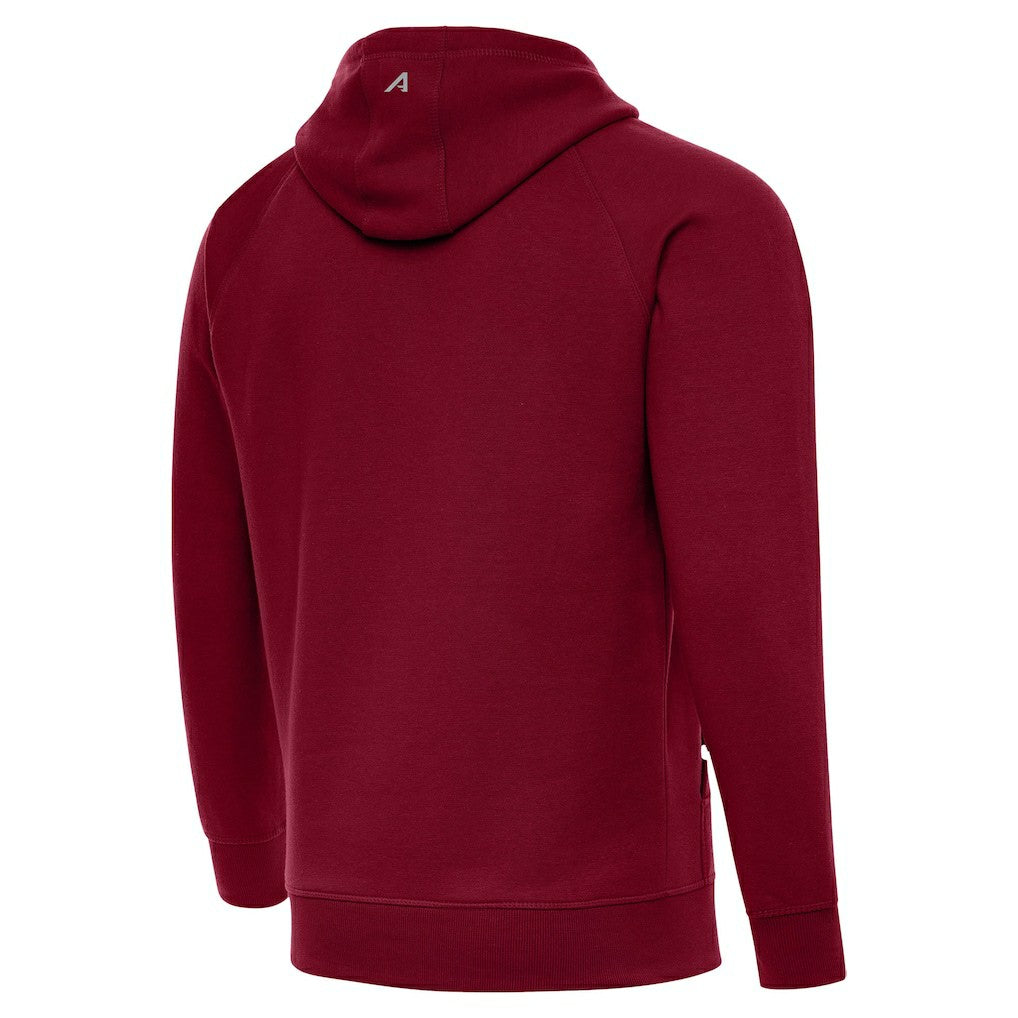 Antigua Brushed Carbon Victory Pullover Hoodie - Arizona Cardinals