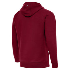 Antigua Brushed Carbon Victory Pullover Hoodie - Arizona Cardinals