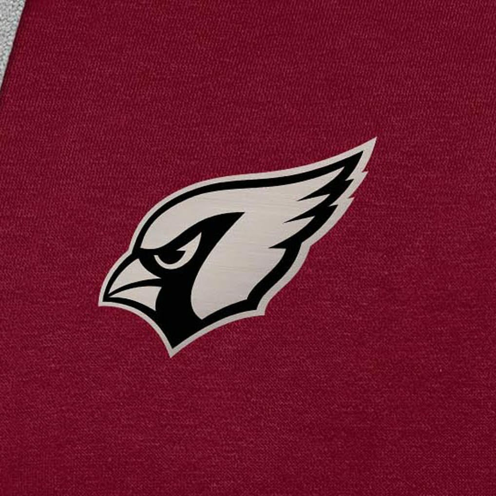 Antigua Brushed Carbon Victory Pullover Hoodie - Arizona Cardinals