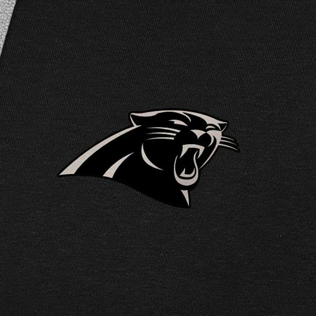 Antigua Brushed Carbon Victory Pullover Hoodie - Carolina Panthers