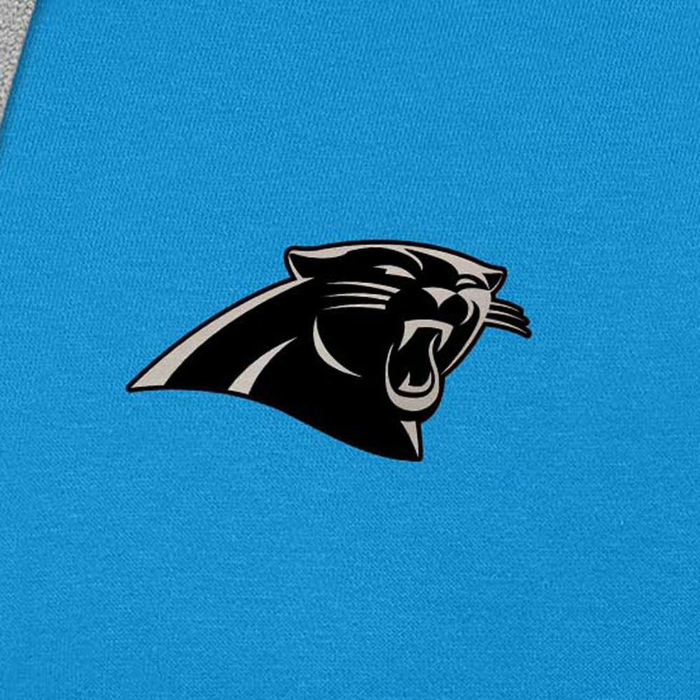 Antigua Brushed Carbon Victory Pullover Hoodie - Carolina Panthers