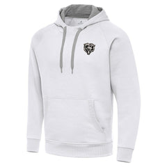 Antigua Brushed Carbon Victory Pullover Hoodie - Chicago Bears
