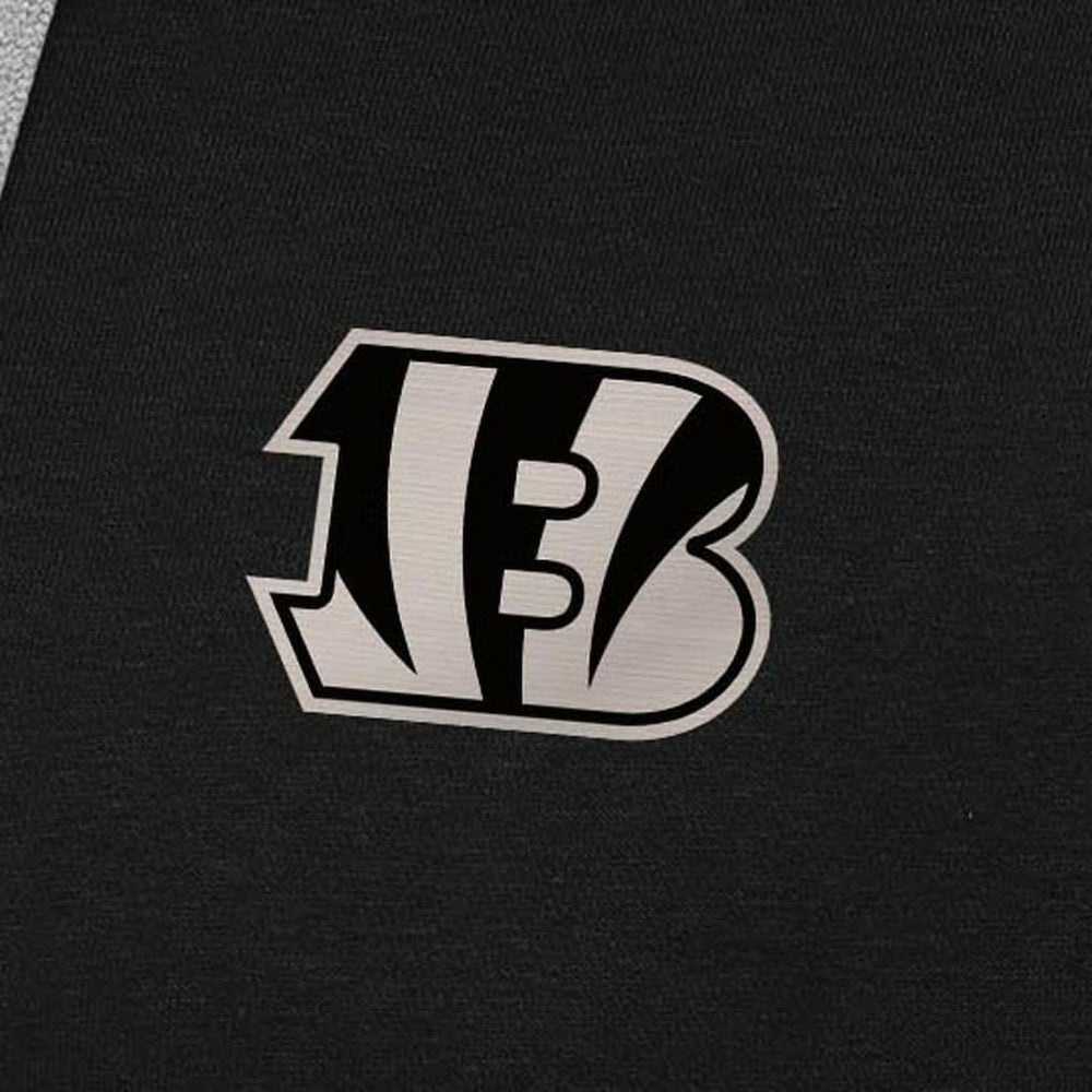 Antigua Brushed Carbon Victory Pullover Hoodie - Cincinnati Bengals
