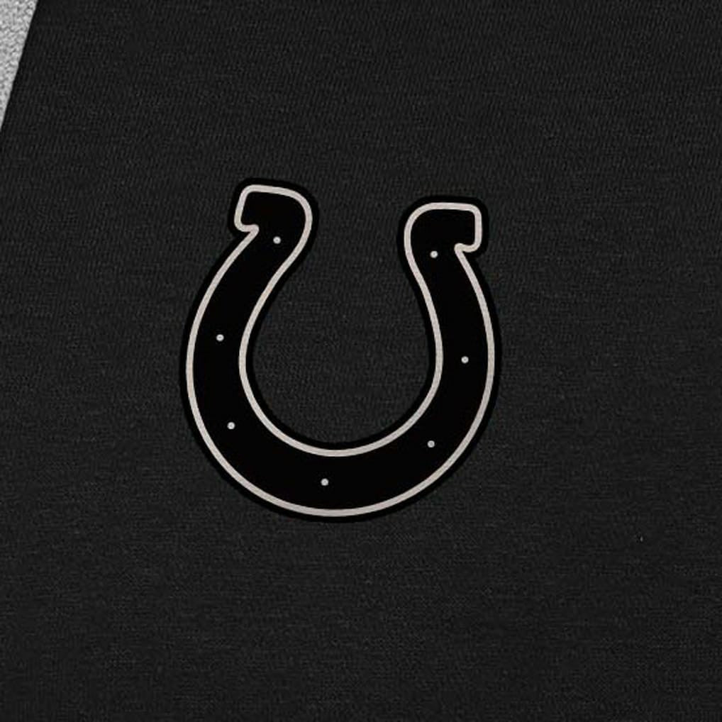 Antigua Brushed Carbon Victory Pullover Hoodie - Indianapolis Colts