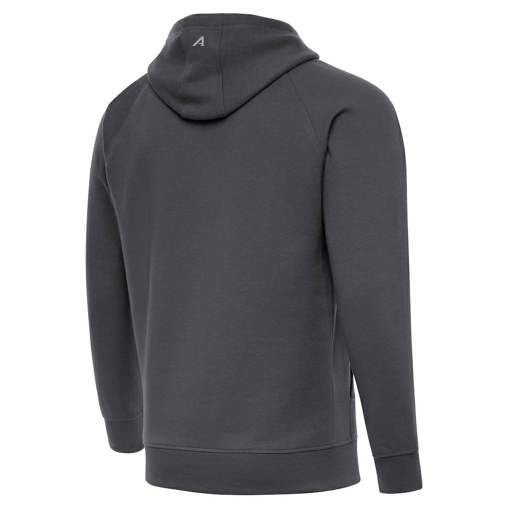 Antigua Brushed Carbon Victory Pullover Hoodie - Cleveland Browns