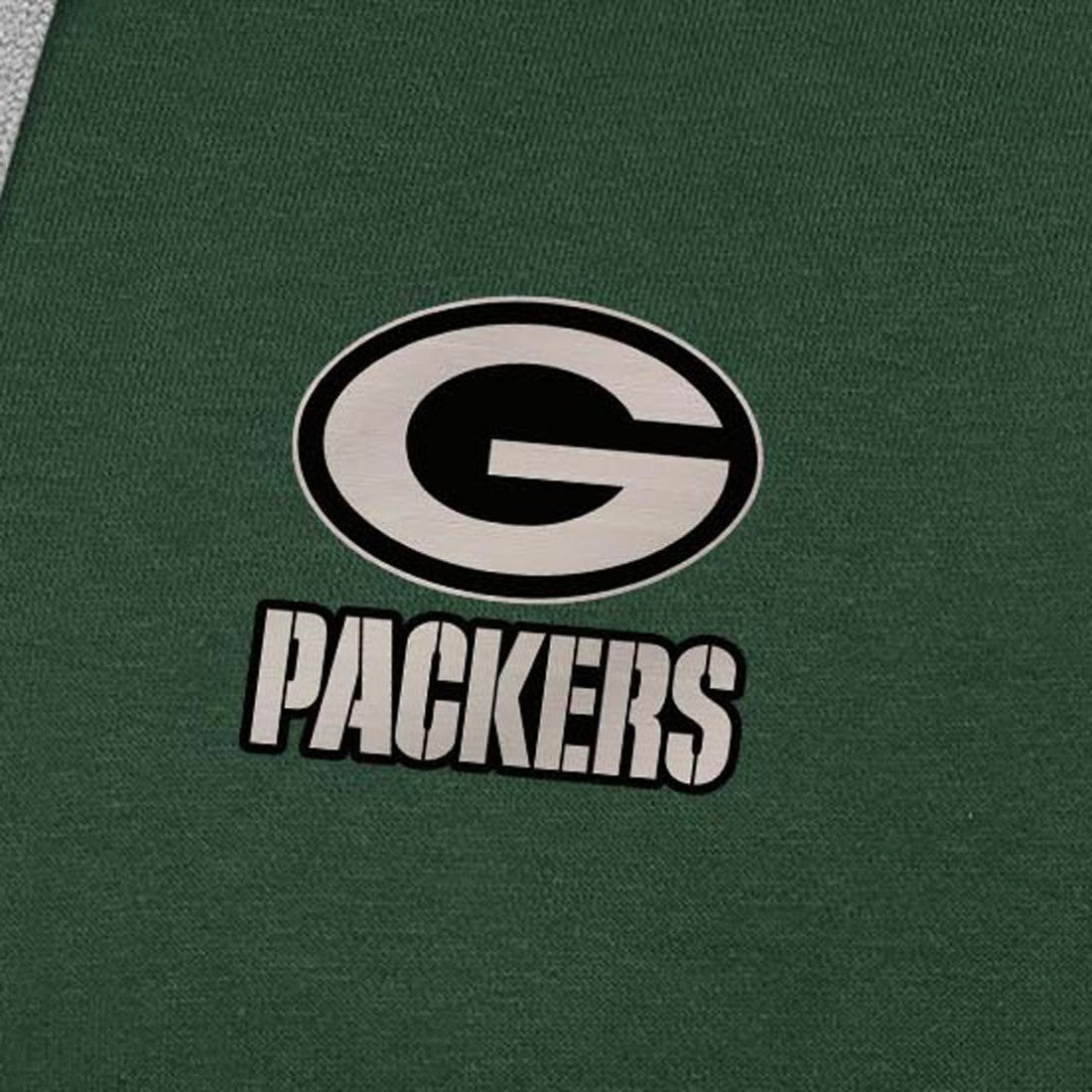 Antigua Brushed Carbon Victory Pullover Hoodie - Green Bay Packers