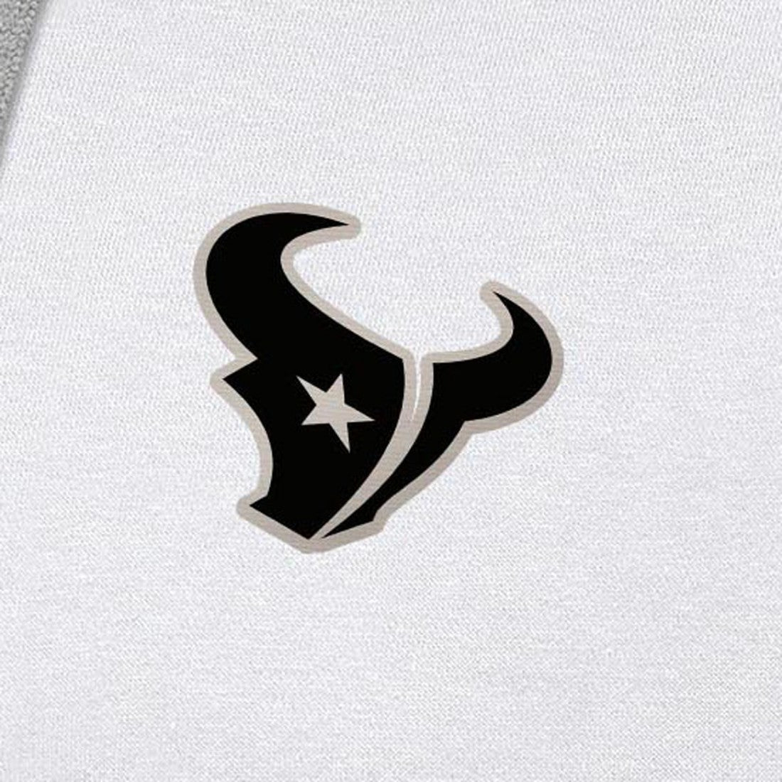 Antigua Brushed Carbon Victory Pullover Hoodie - Houston Texans