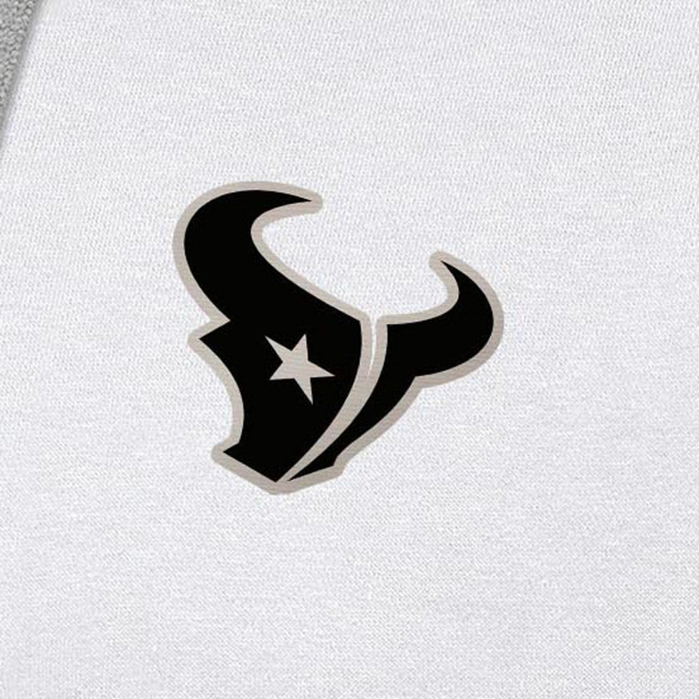 Antigua Brushed Carbon Victory Pullover Hoodie - Houston Texans