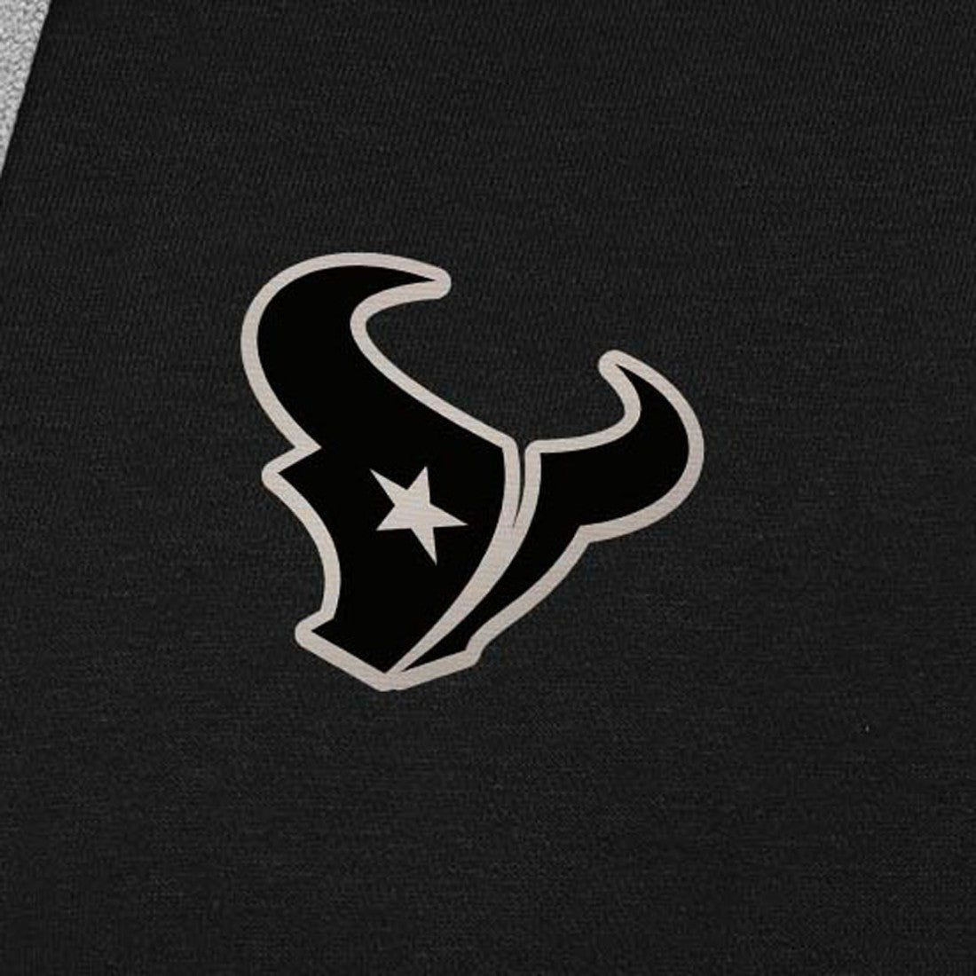 Antigua Brushed Carbon Victory Pullover Hoodie - Houston Texans