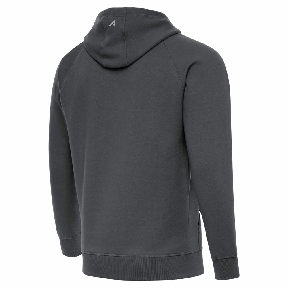 Antigua Brushed Carbon Victory Pullover Hoodie - Denver Broncos