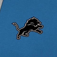 Antigua Brushed Carbon Victory Pullover Hoodie - Detroit Lions