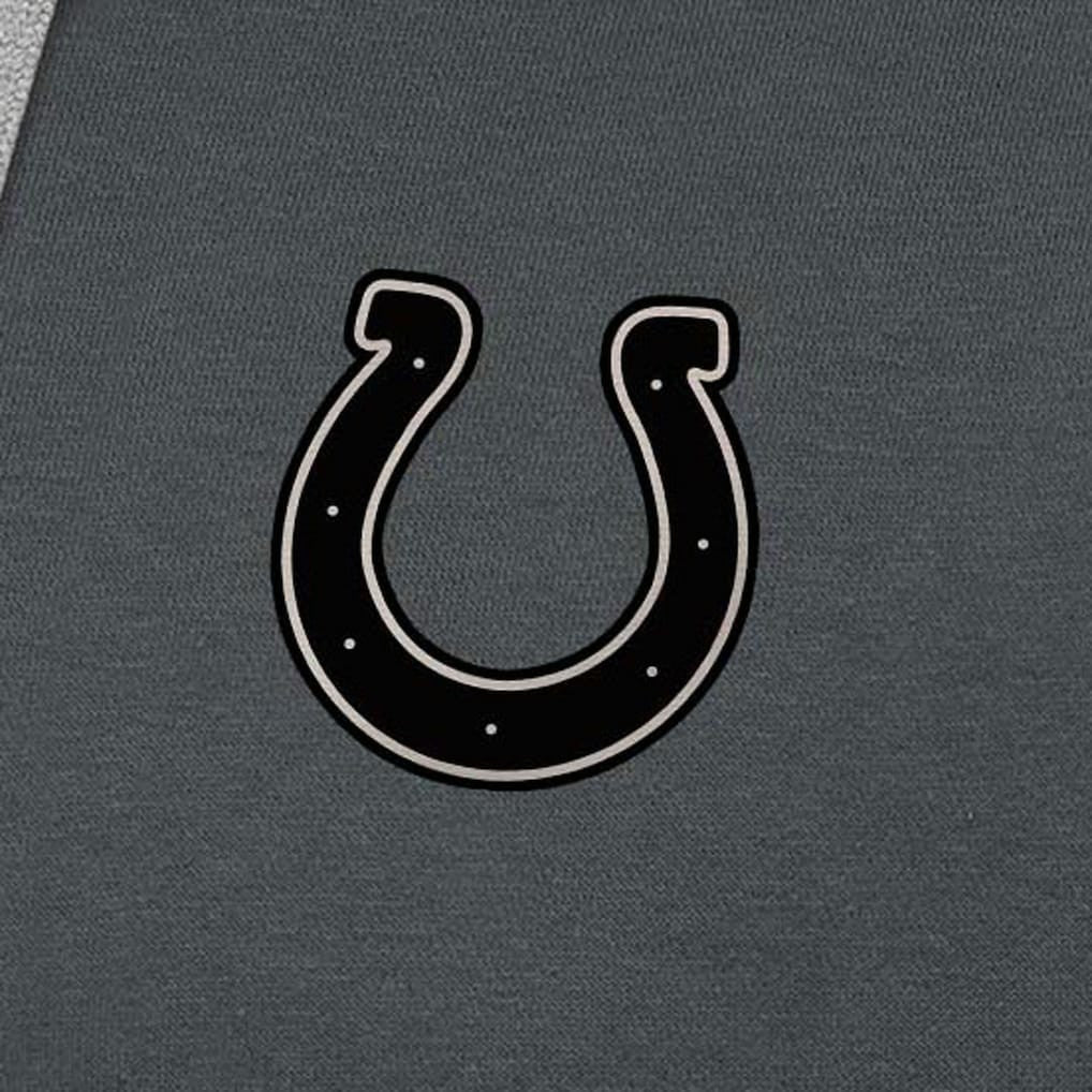 Antigua Brushed Carbon Victory Pullover Hoodie - Indianapolis Colts