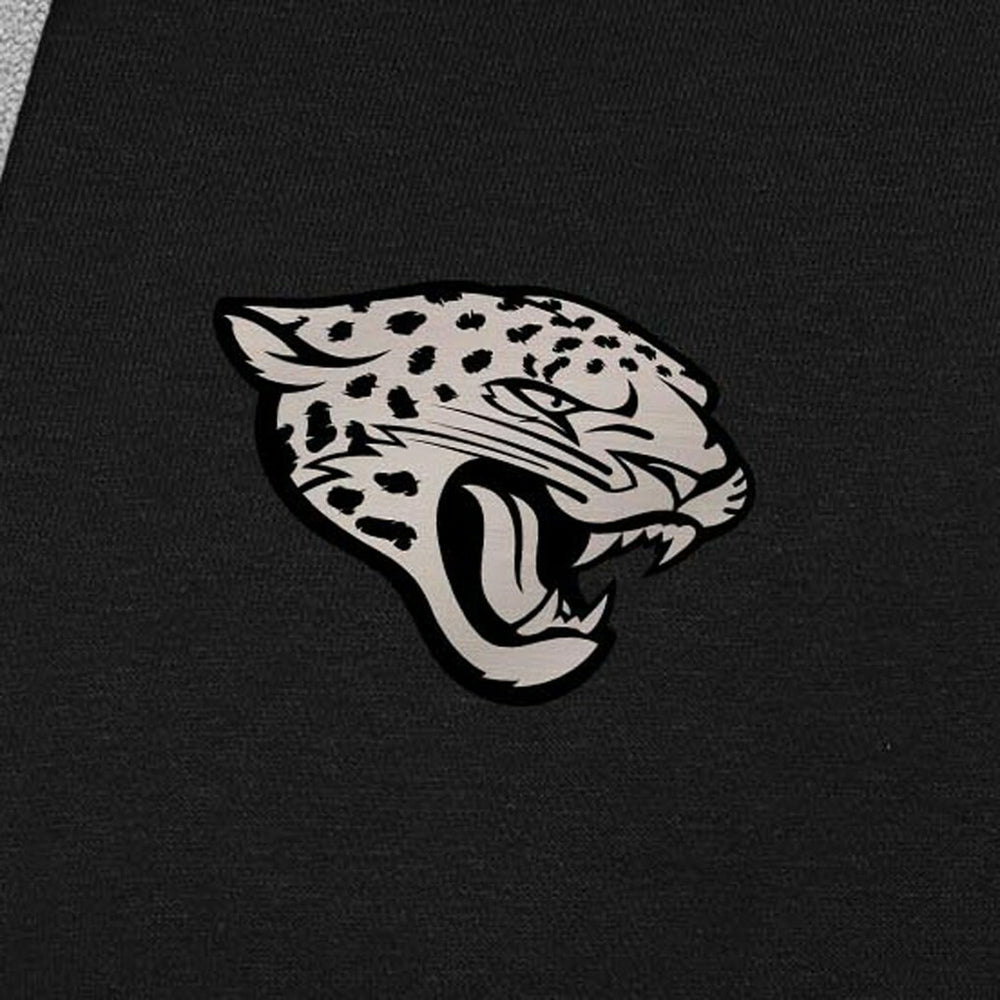 Antigua Brushed Carbon Victory Pullover Hoodie - Jacksonville Jaguars