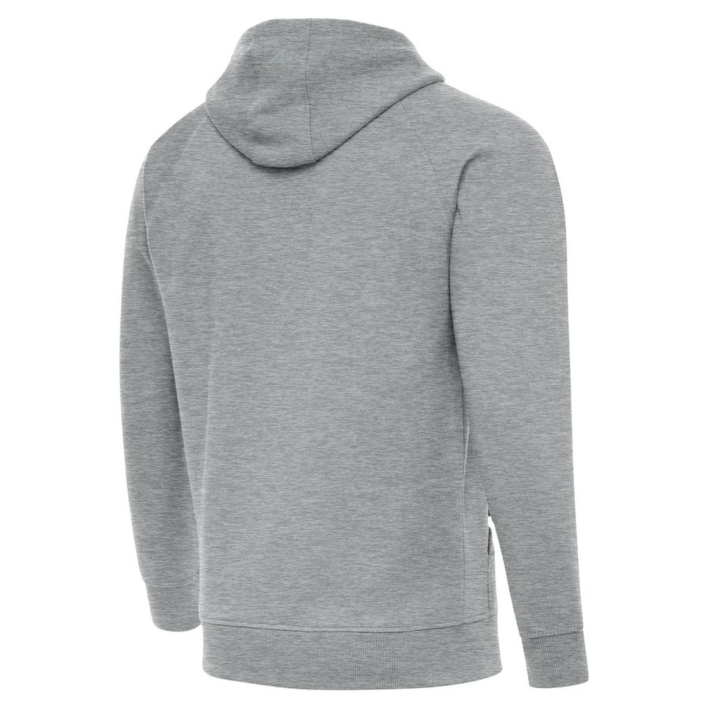 Antigua Brushed Carbon Victory Pullover Hoodie - Las Vegas Raiders