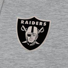 Antigua Brushed Carbon Victory Pullover Hoodie - Las Vegas Raiders