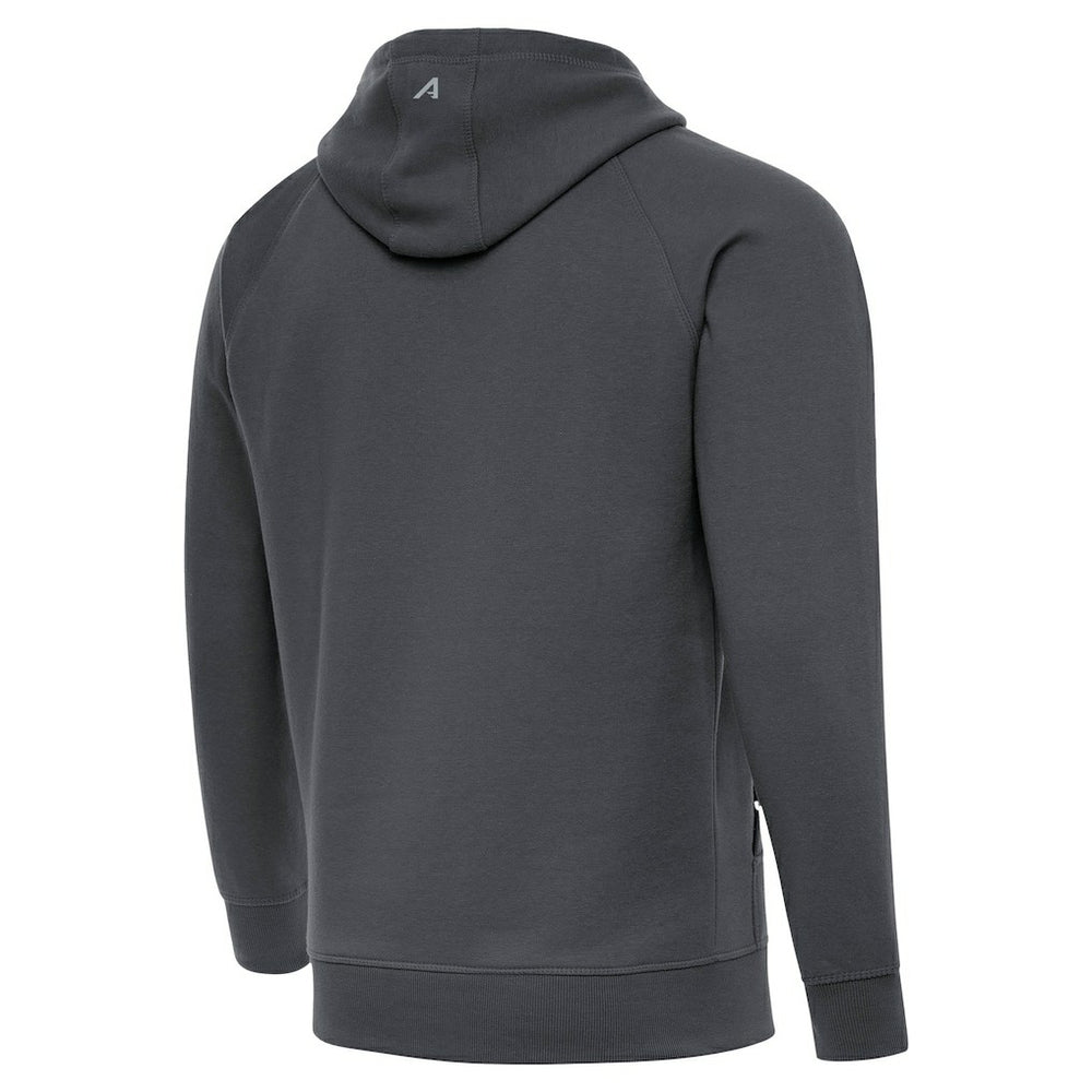 Antigua Brushed Carbon Victory Pullover Hoodie - Minnesota Vikings