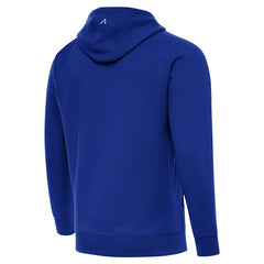 Antigua Brushed Carbon Victory Pullover Hoodie - New York Giants
