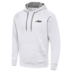 Antigua Brushed Carbon Victory Pullover Hoodie - New York Jets