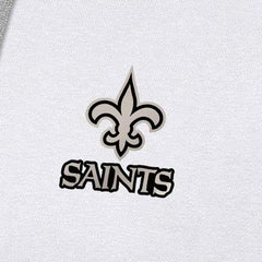 Antigua Brushed Carbon Victory Pullover Hoodie - New Orleans Saints