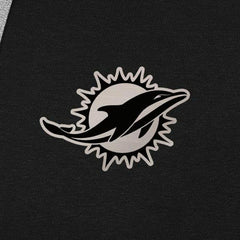 Antigua Brushed Carbon Victory Pullover Hoodie - Miami Dolphins