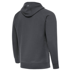 Antigua Brushed Carbon Victory Pullover Hoodie - Miami Dolphins
