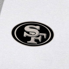 Antigua Brushed Carbon Victory Pullover Hoodie - San Francisco 49ers