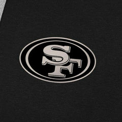 Antigua Brushed Carbon Victory Pullover Hoodie - San Francisco 49ers