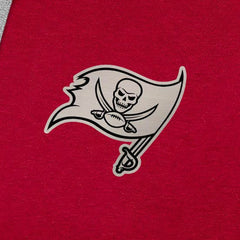 Antigua Brushed Carbon Victory Pullover Hoodie - Tampa Bay Buccaneers