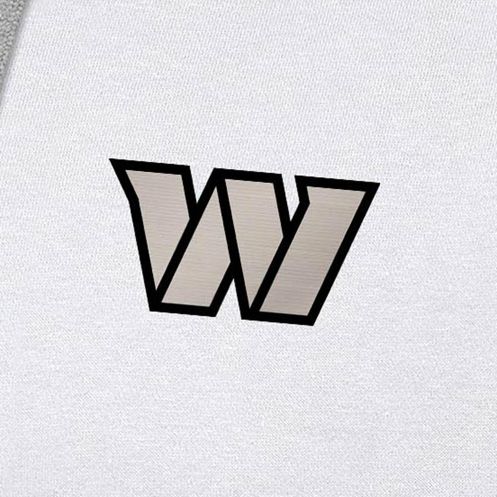 Antigua Brushed Carbon Victory Pullover Hoodie - Washington Commanders