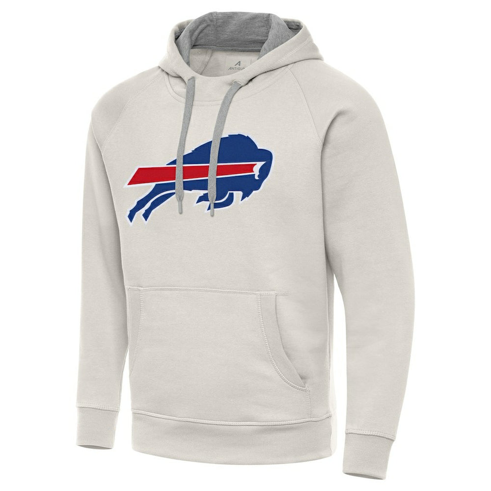 Antigua Victory Raglan Pullover Hoodie - Buffalo Bills