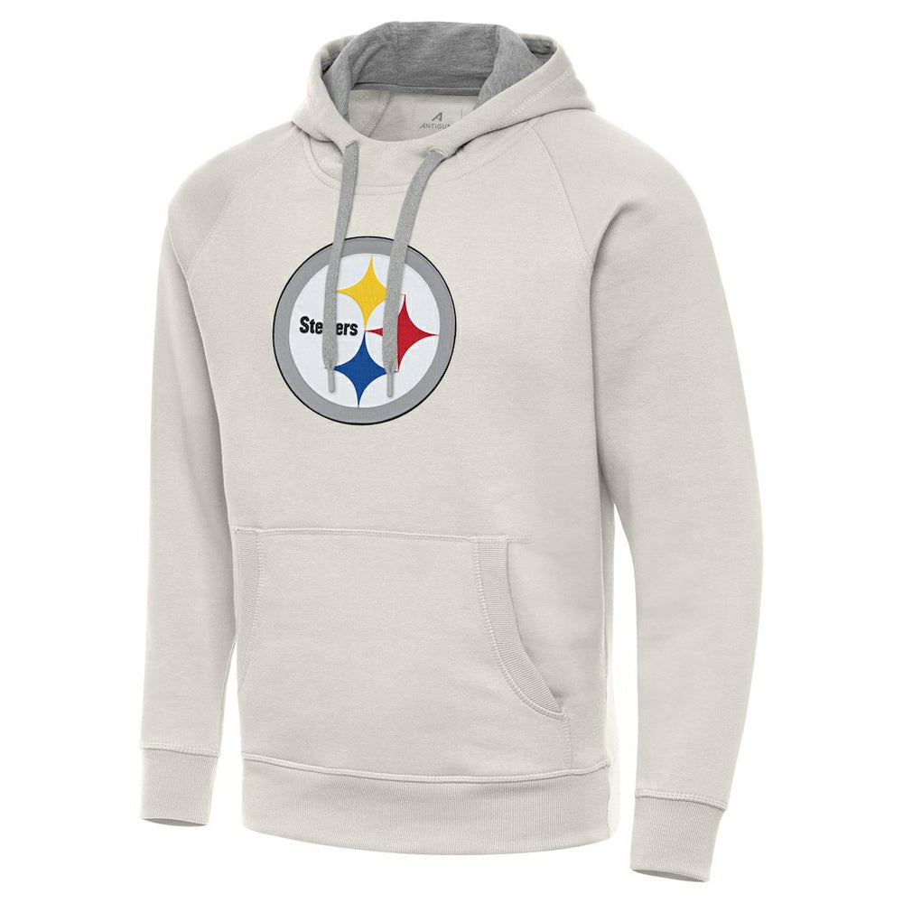Antigua Victory Raglan Pullover Hoodie - Pittsburgh Steelers