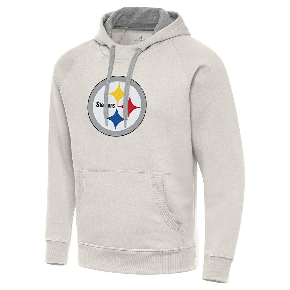 Antigua Victory Raglan Pullover Hoodie - Pittsburgh Steelers