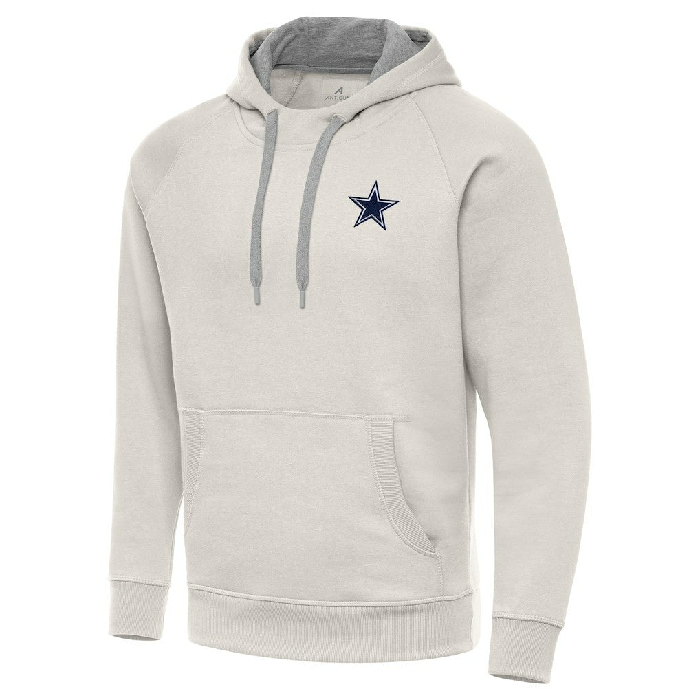 Antigua Victory Raglan Pullover Hoodie - Dallas Cowboys
