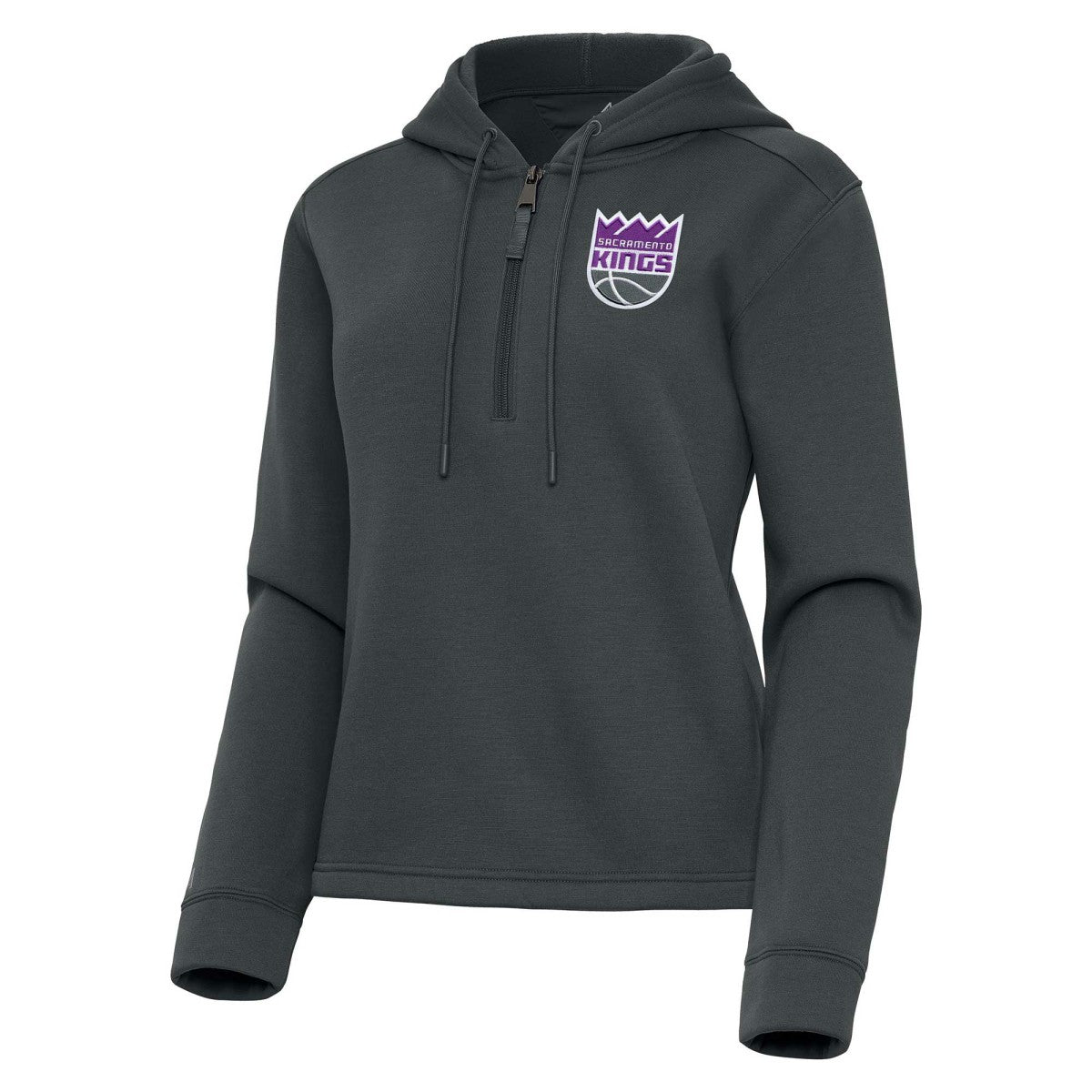 NBA Sacramento Kings Antigua Women's Contemporary Quarter-Zip Hoodie