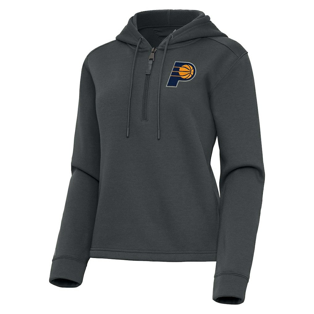 NBA Indiana Pacers Antigua Women's Contemporary Quarter-Zip Hoodie