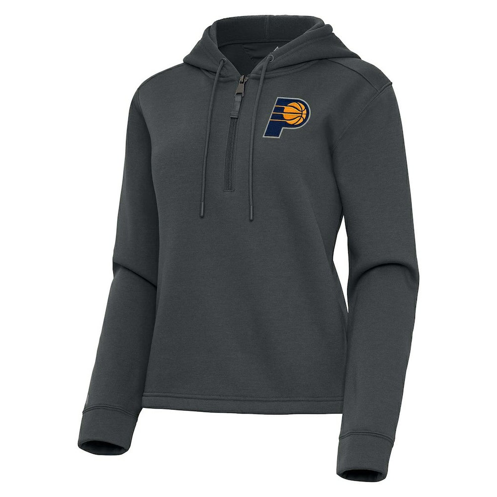 NBA Indiana Pacers Antigua Women's Contemporary Quarter-Zip Hoodie