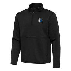 NBA Dallas Mavericks Antigua Twist Quarter-Zip Pullover Top - Black for sale