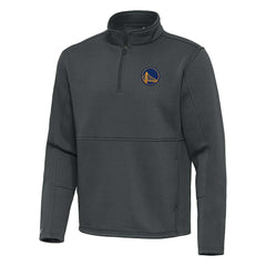 NBA Golden State Warriors Antigua Twist Quarter-Zip Pullover Top - Pewter shop