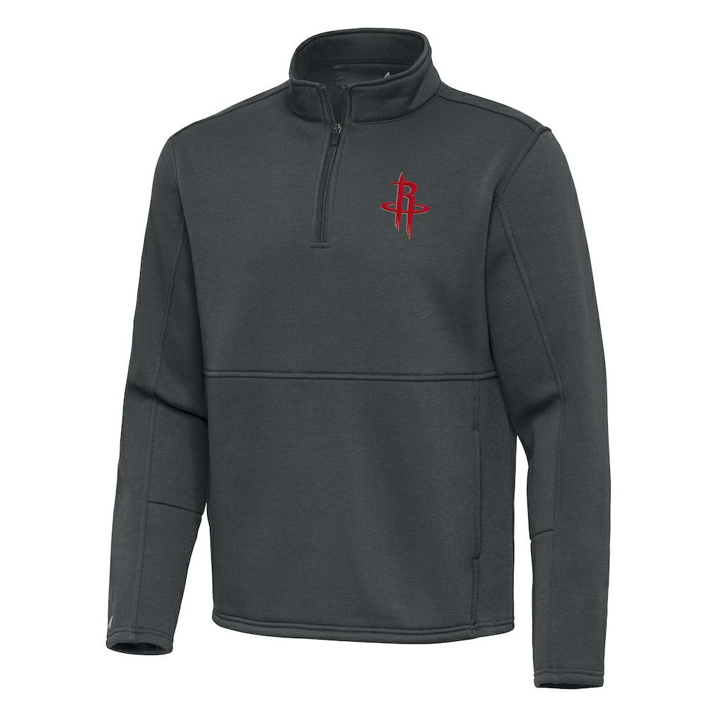 NBA Houston Rockets Antigua Twist Quarter-Zip Pullover Top - Pewter shop